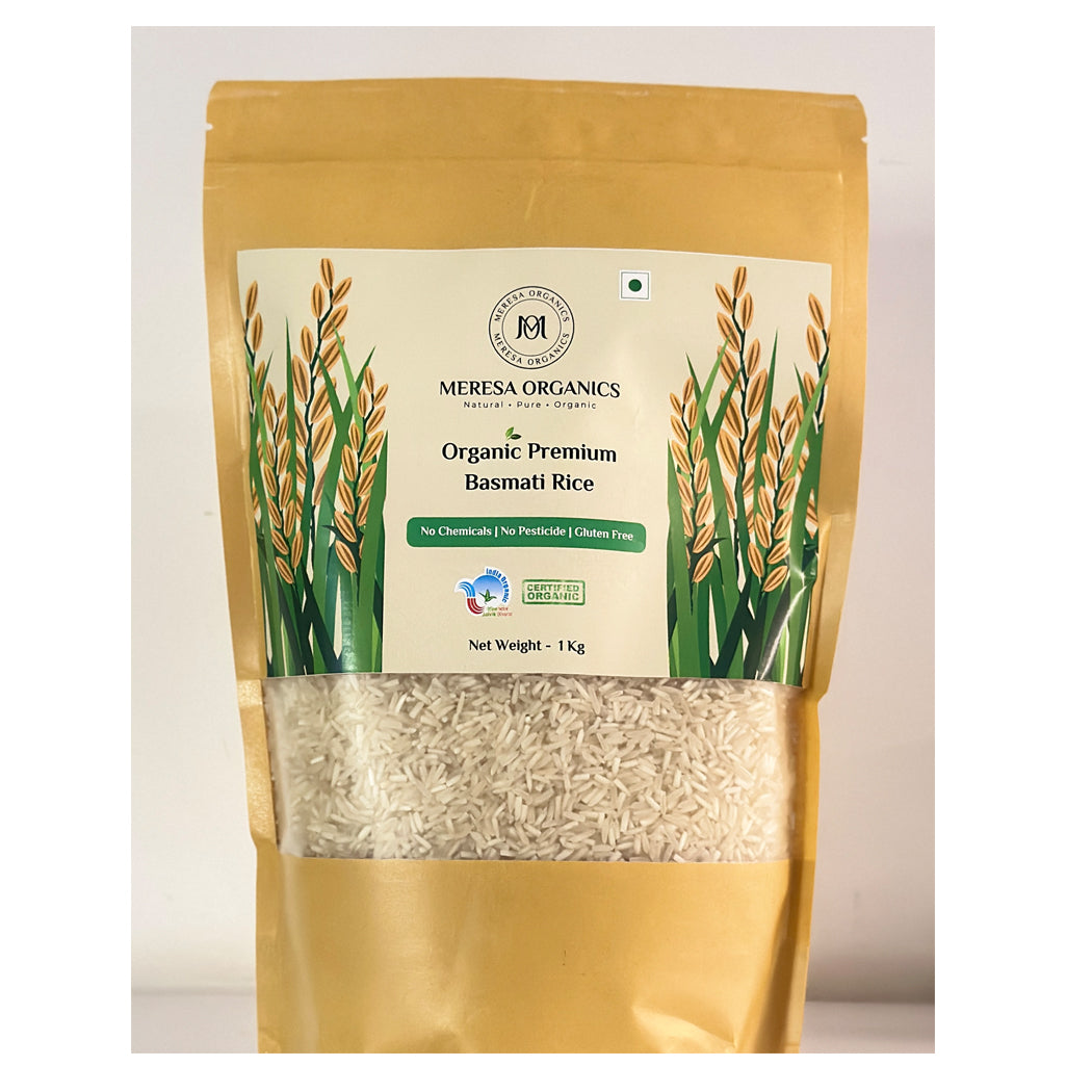 Organic Premium Basmati Rice 1  Kg