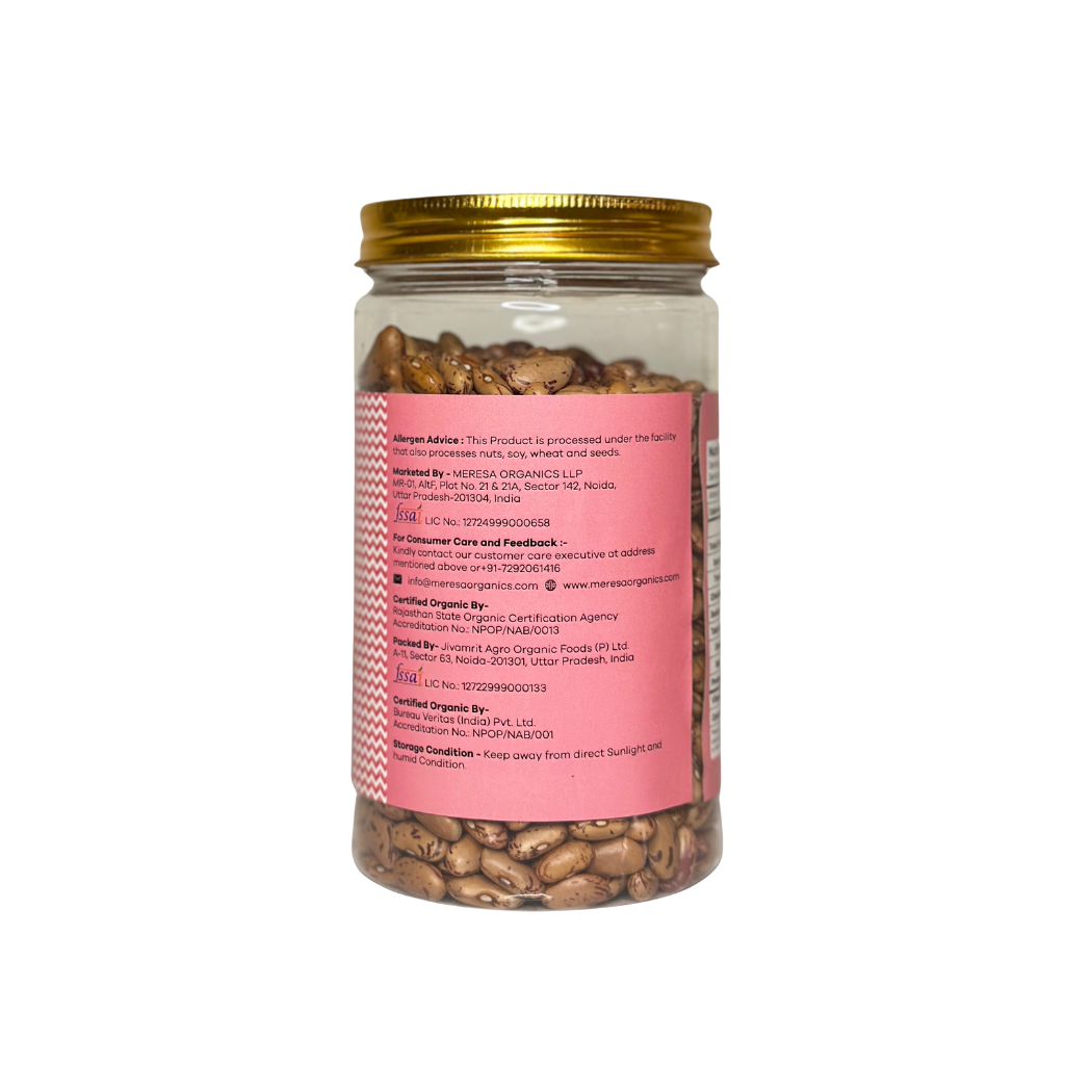 Organic Chitra Rajma 500 Gram