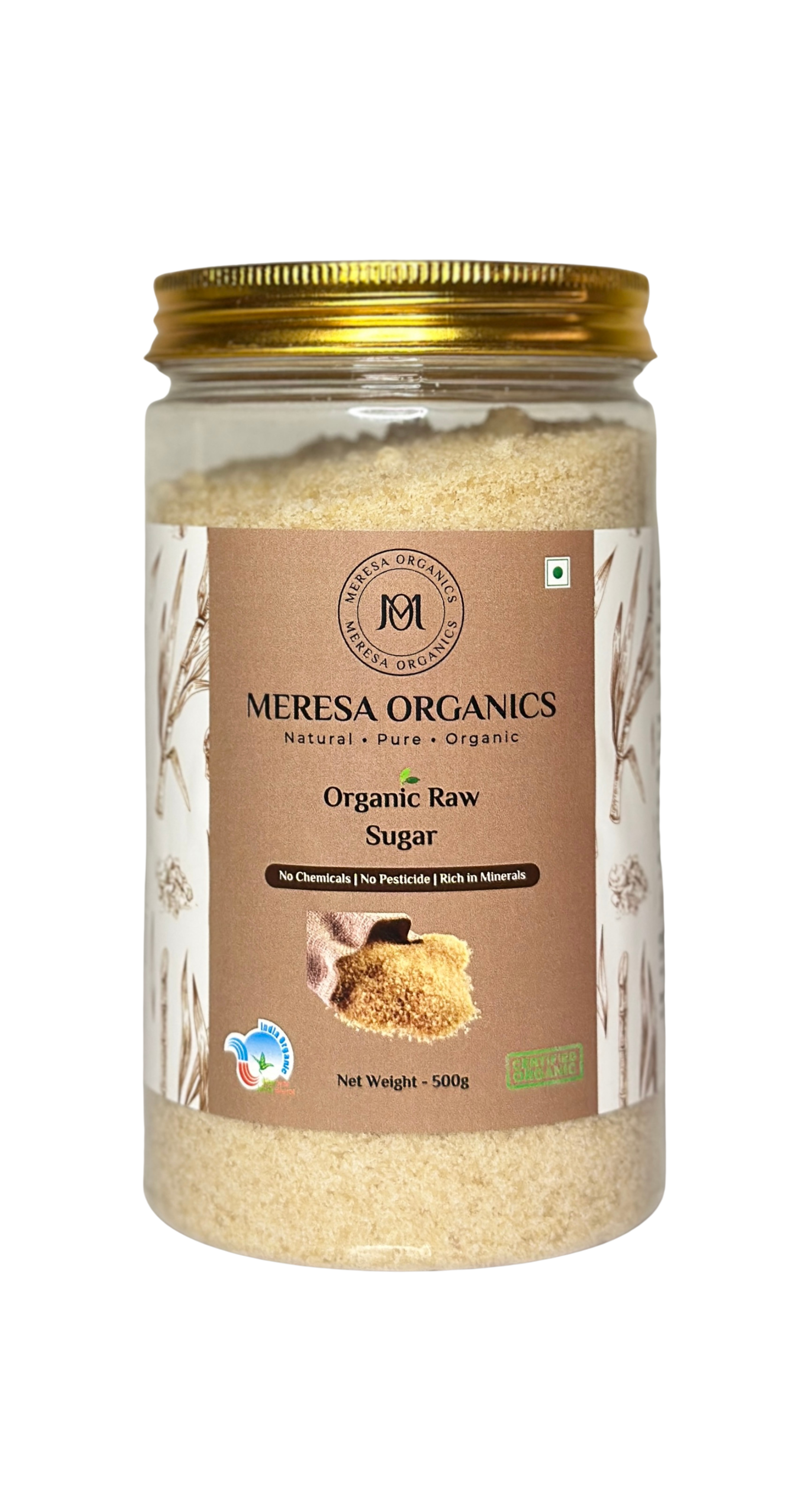 Organic Raw Sugar 500 Gram