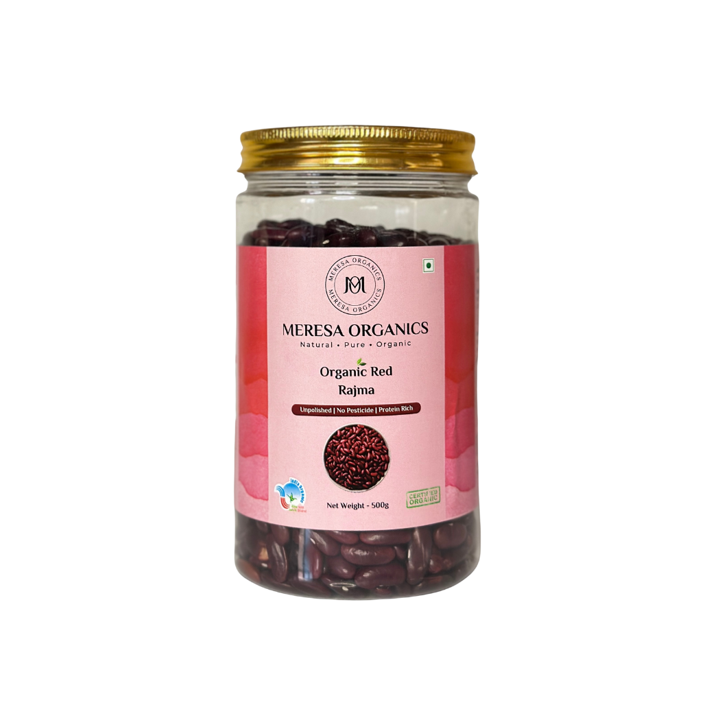 Organic Red Rajma Whole 500 Gram